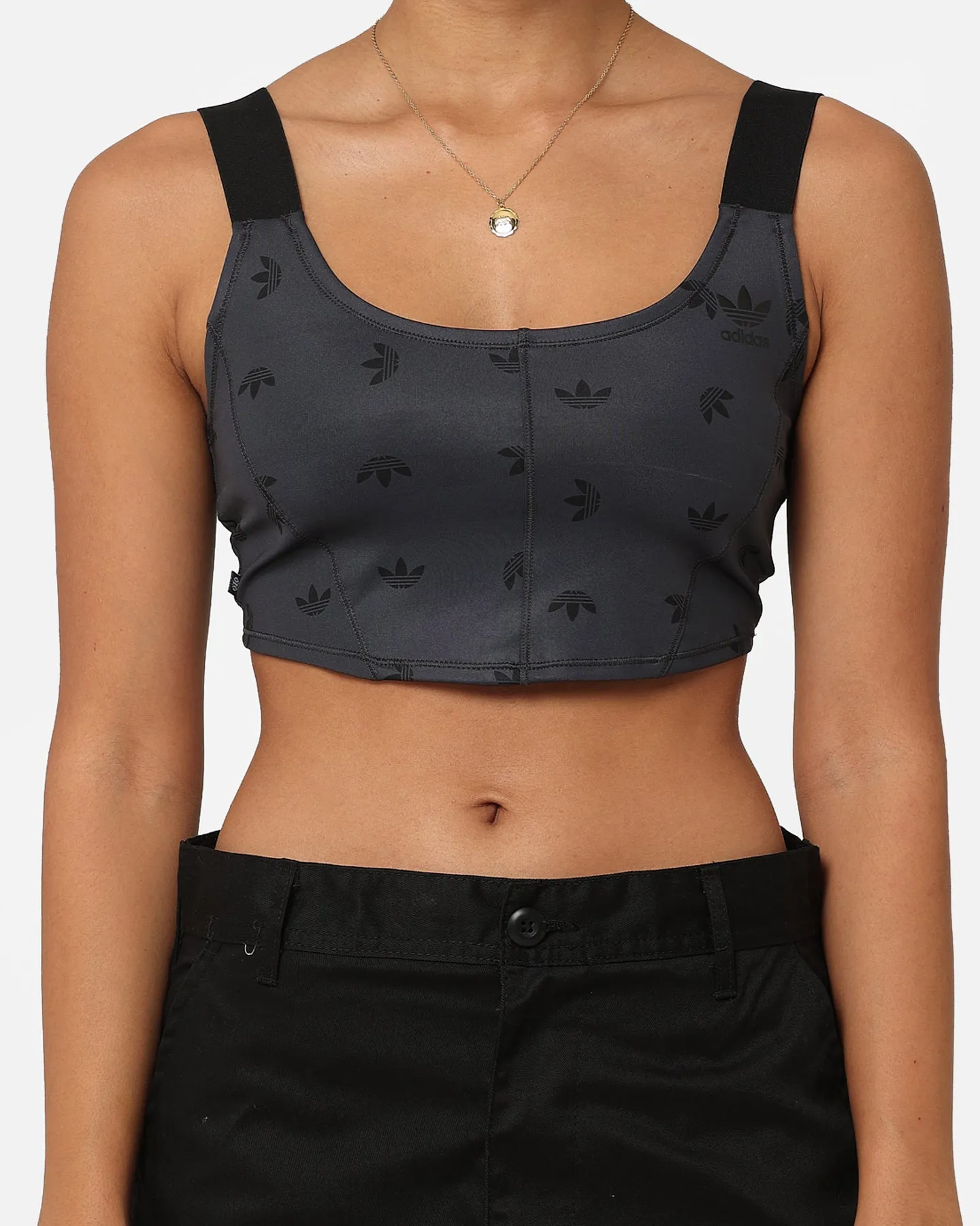 Adidas Women's Corset Bra Night Grey
