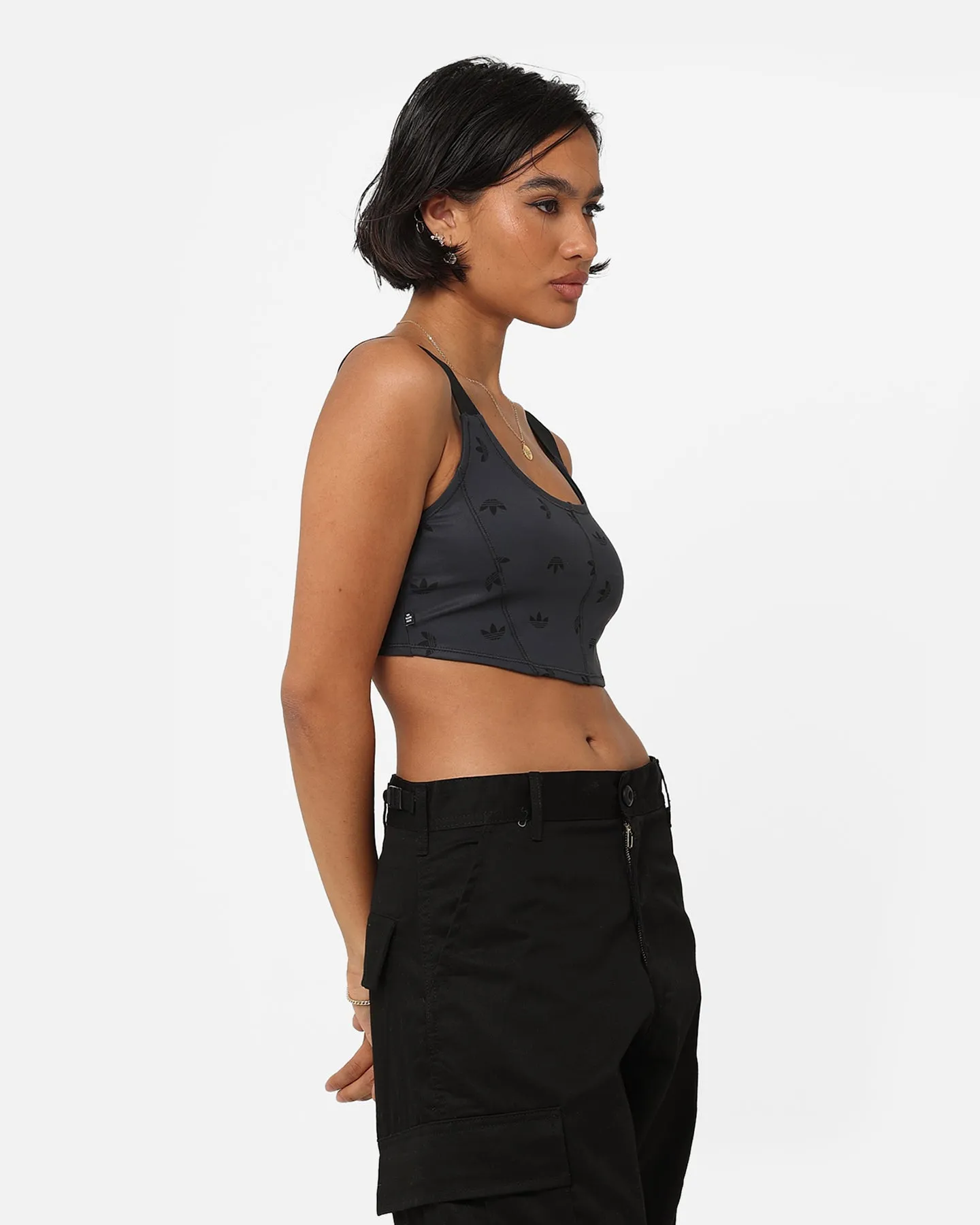 Adidas Women's Corset Bra Night Grey