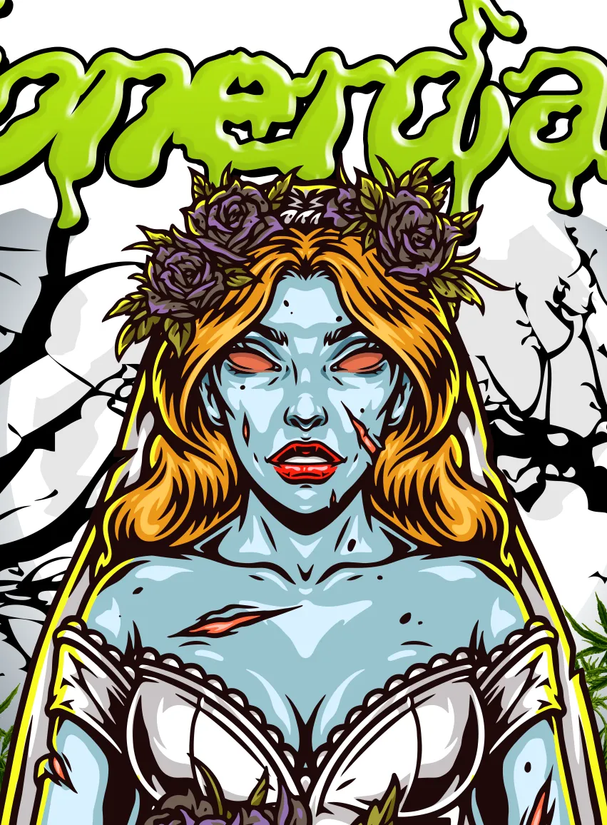 Bride of the Living Nugs White Tee