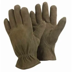 Briers Olive Premium Suede Gardener Gloves - Large Briers Olive Premium Suede Gardener Gloves - Large