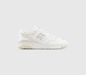 Kids New Balance BB550 Gs Trainers White Cream