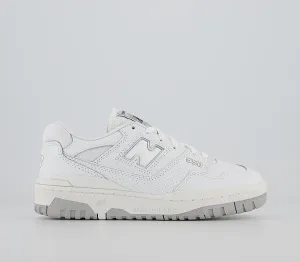 Mens New Balance BB550 White Grey Trainers
