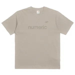 NEW BALANCE NUMERIC COTTON TEE - ARID STONE