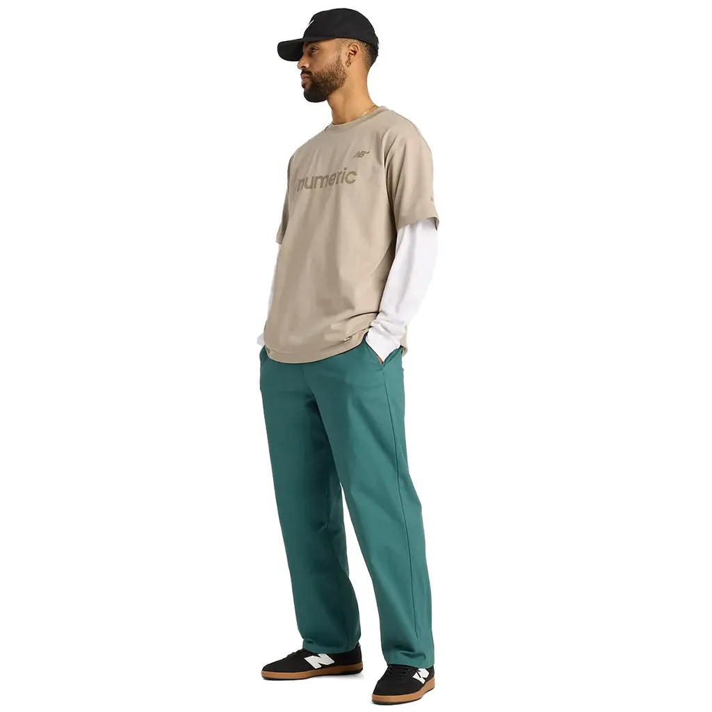 NEW BALANCE NUMERIC COTTON TEE - ARID STONE