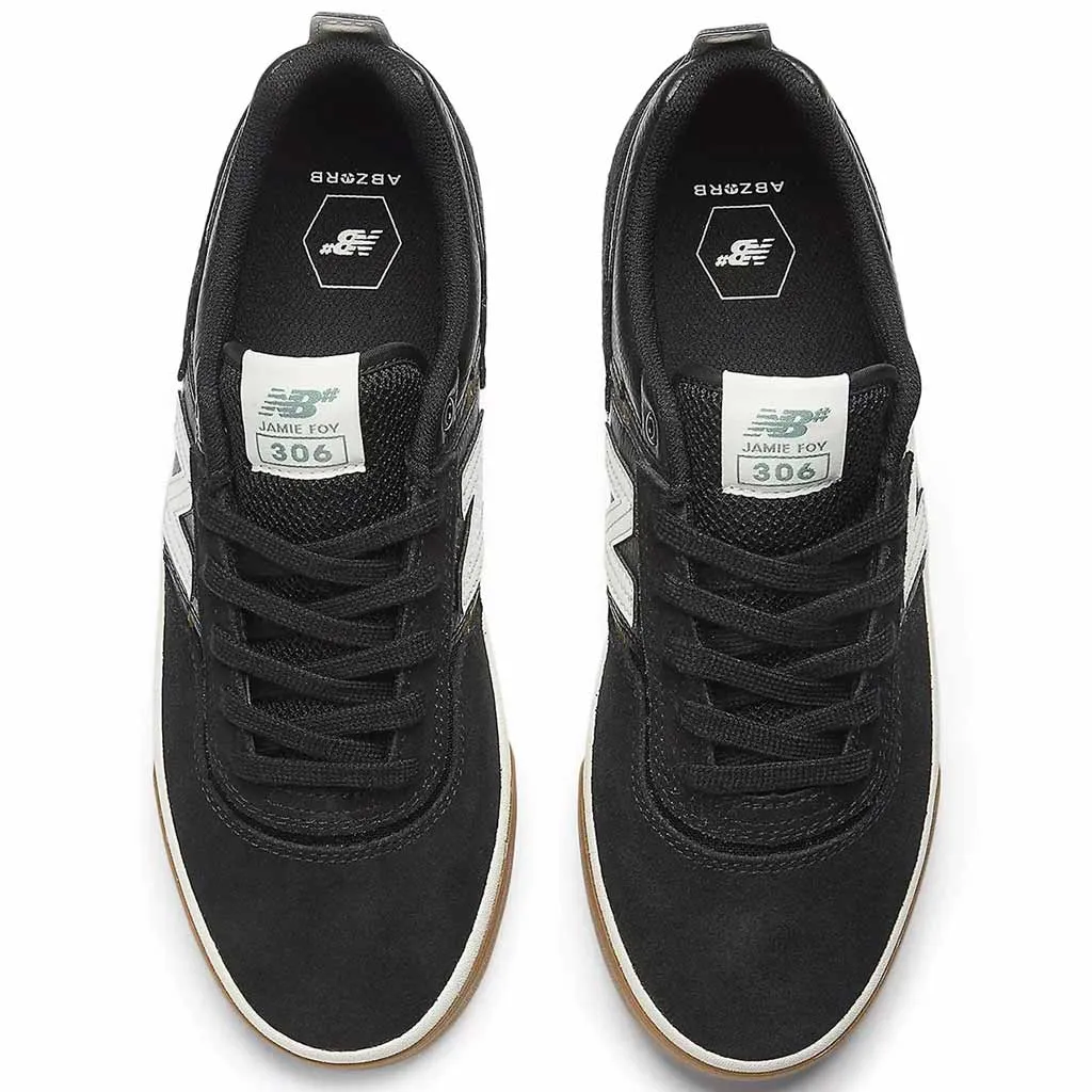 NEW BALANCE NUMERIC JAMIE FOY 306 - BLACK/SEA SALT/GUM