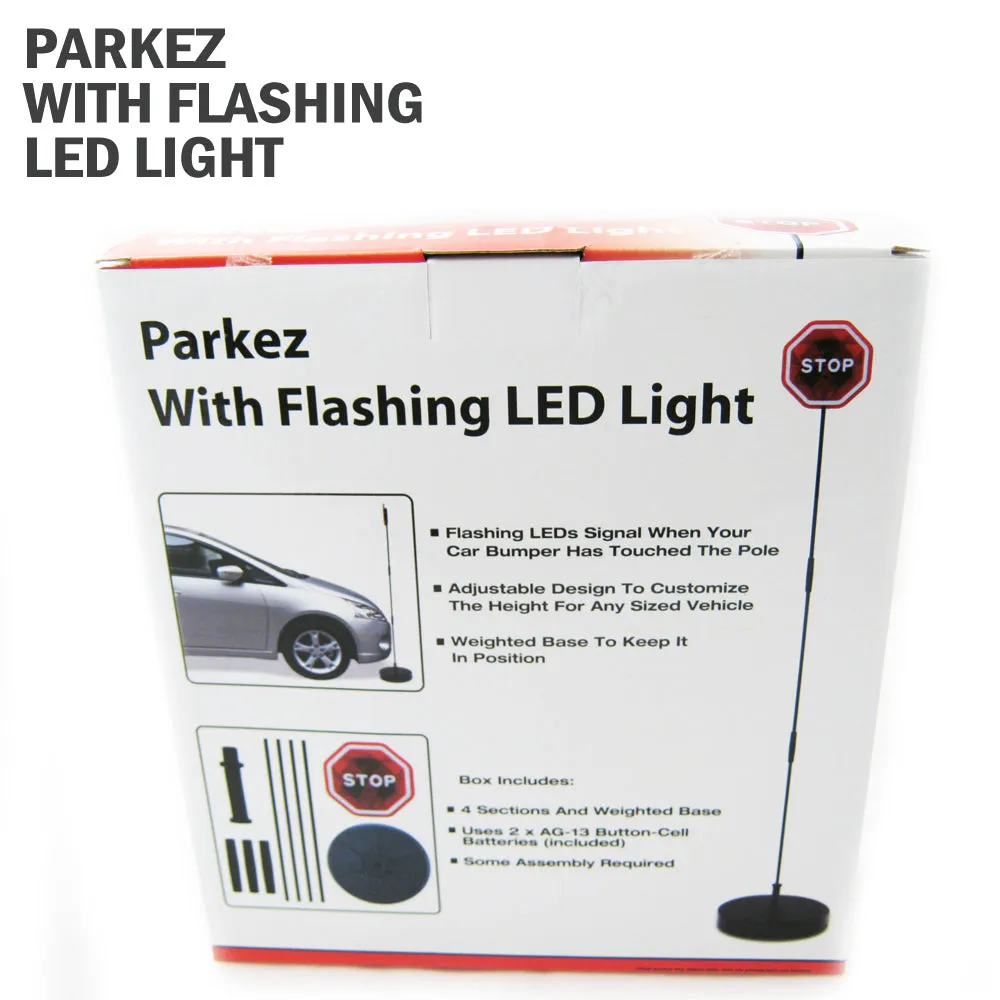 PARKING STOP SIGN PARKEZ FLASHING LED LIGTH CAR GARAGE SYSTEM SIGN AID SENSOR !!
