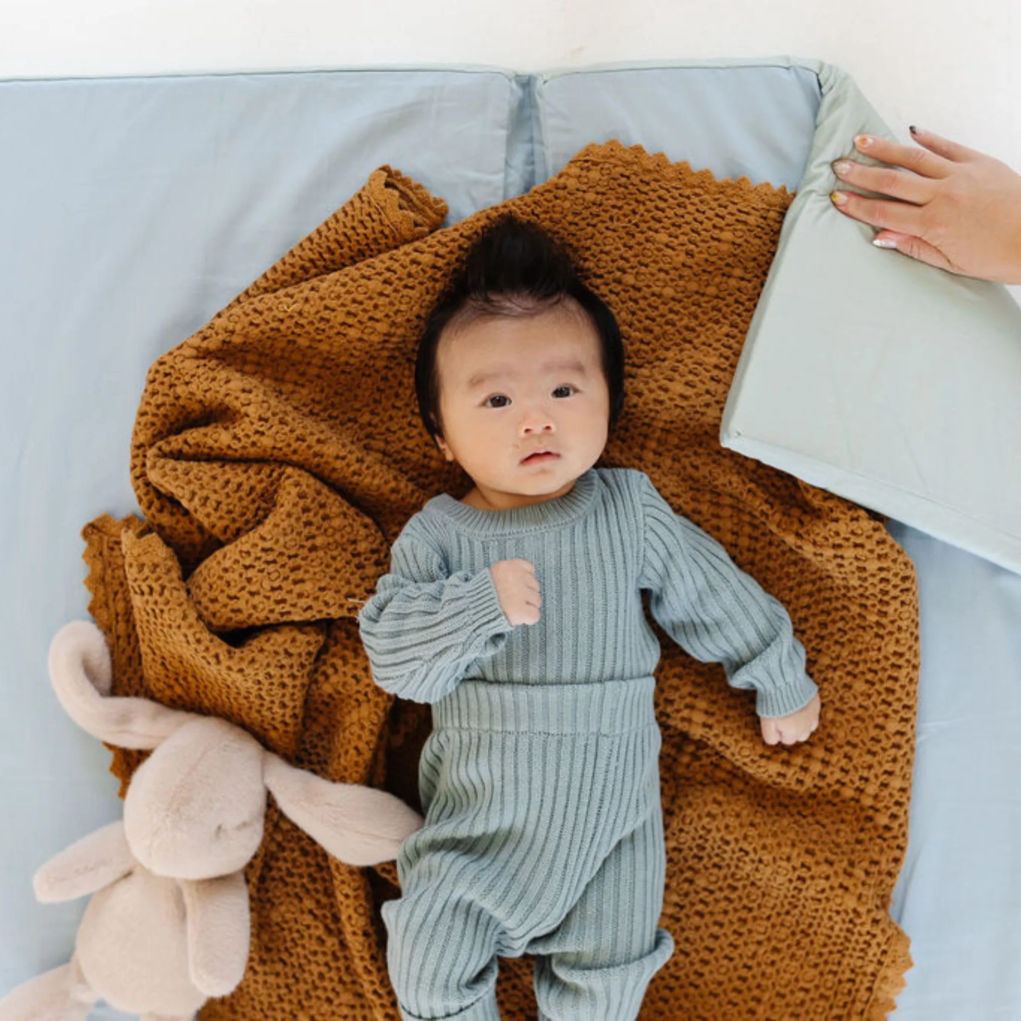 Sage   Breeze Organic Cotton Mat