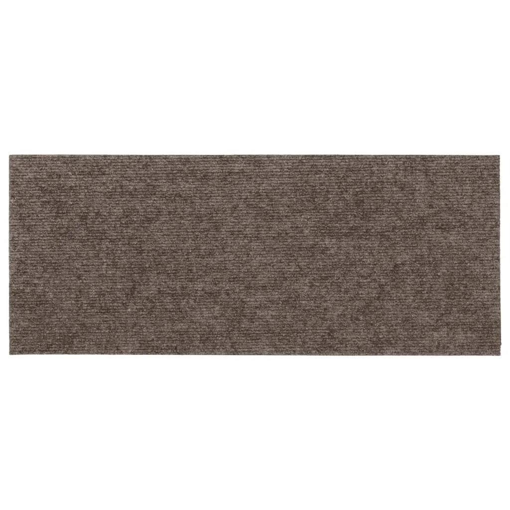 Self-adhesive Stair Mats Rectangular 15 pcs 60x25 cm Cream