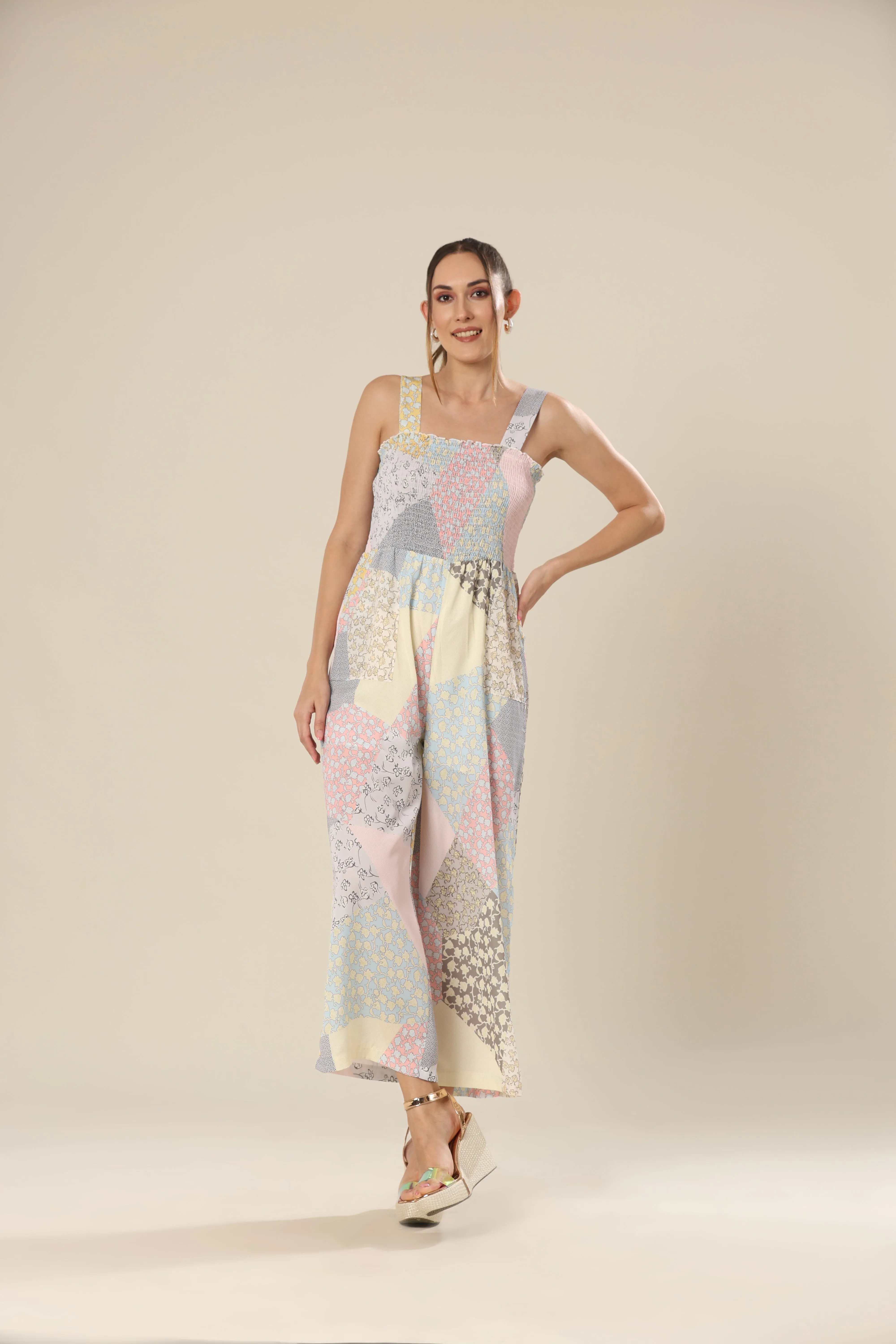 Serene Pastel Delight Jumpsuit