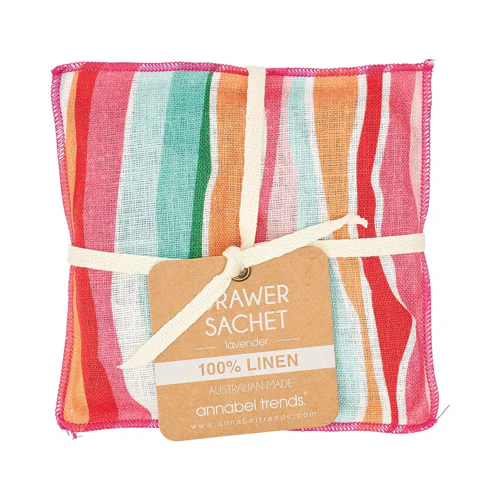 Shower Cap - Linen - Sherbert Ribbons