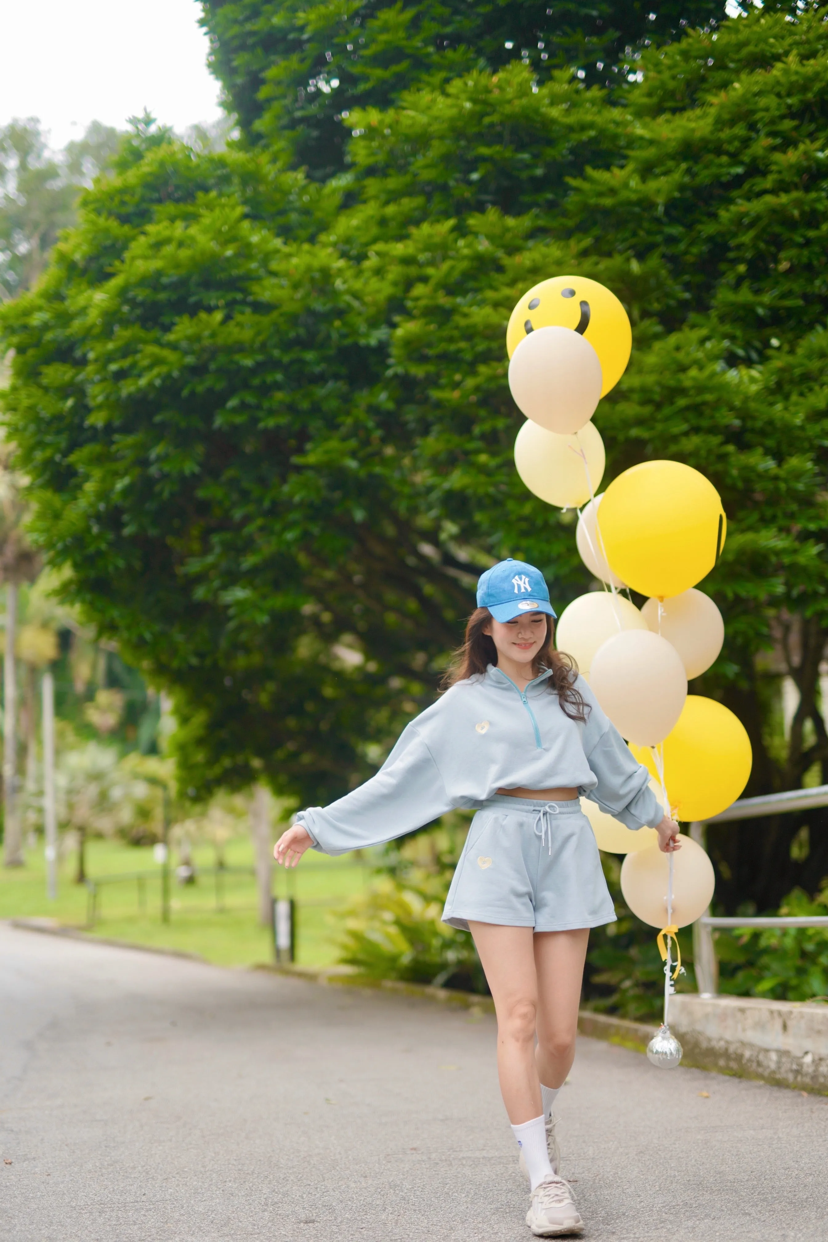 Sporty Trio Set POWDER BLUE