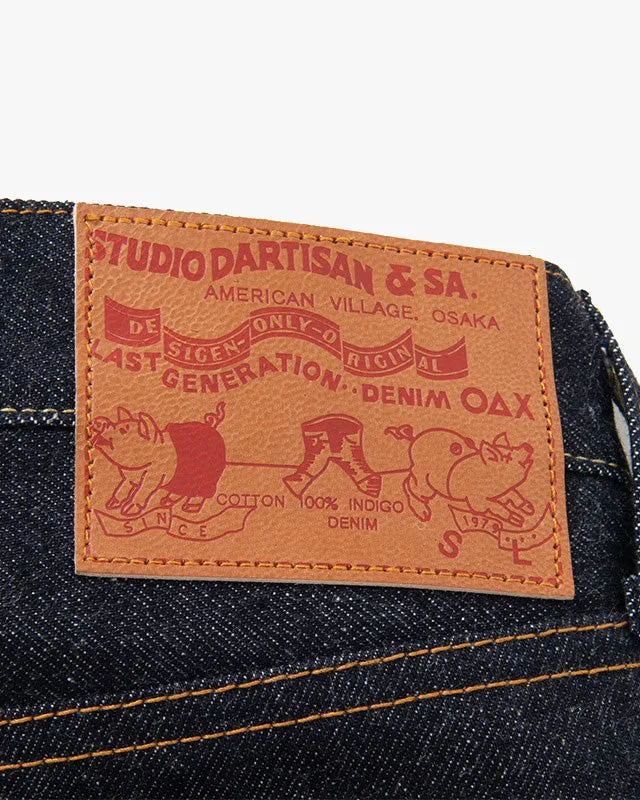 Studio D'Artisan SD-100 15oz Selvedge Tapered Mens Jeans - Onewash