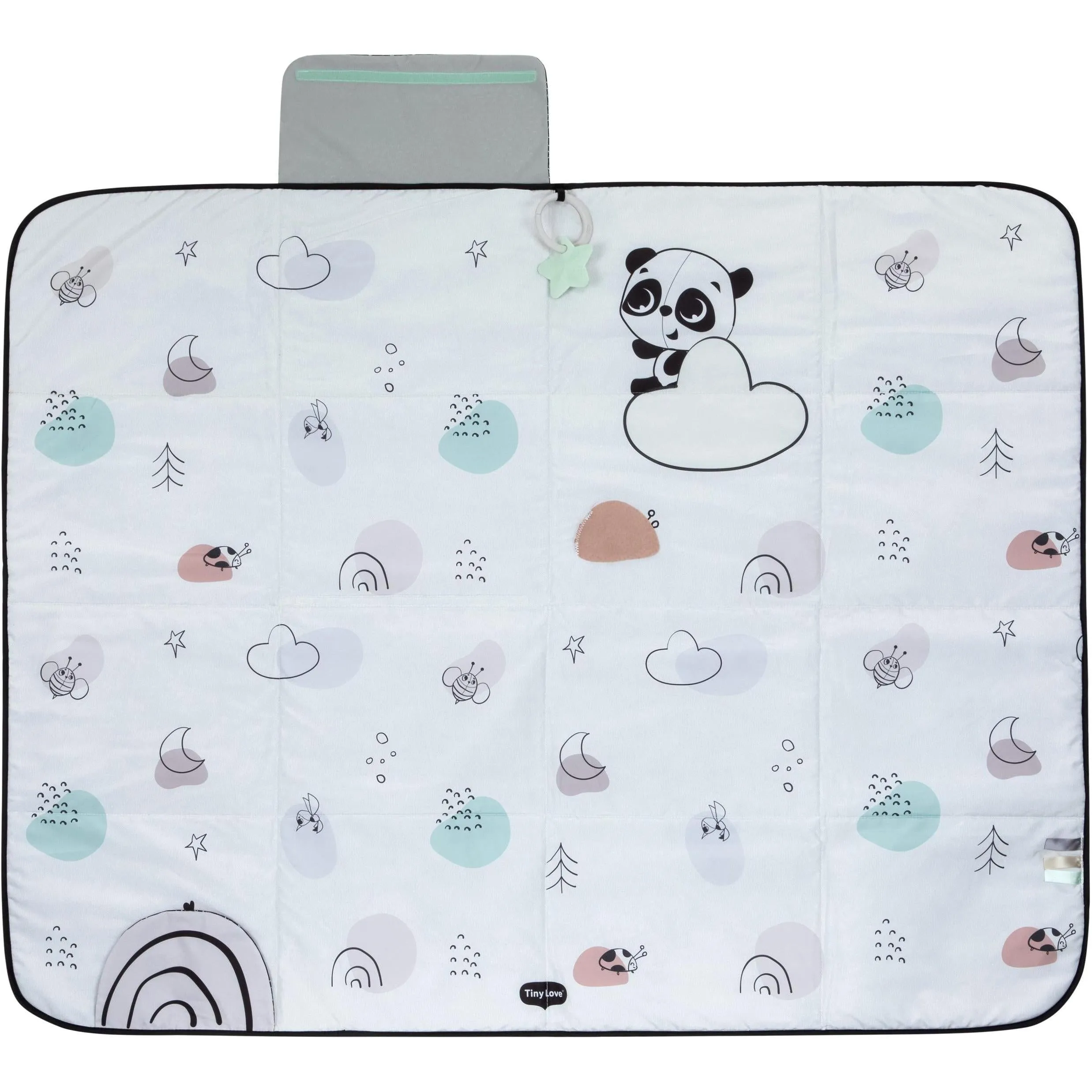 Tiny Love XL Outdoor Mat | Black & White Dcor Collection